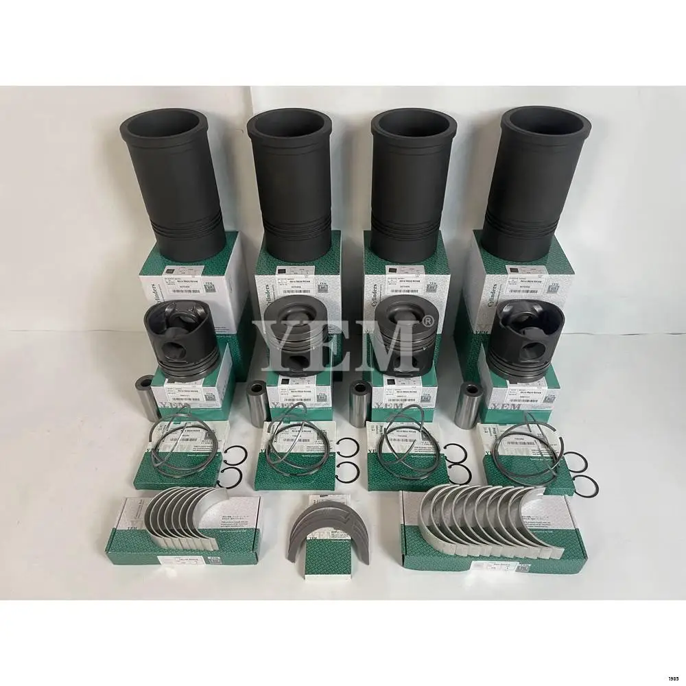 Repair Kit With Cylinder Bearings Piston Rings Liner Fit for Liebherr R914