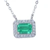 columbian emerald pendant 2