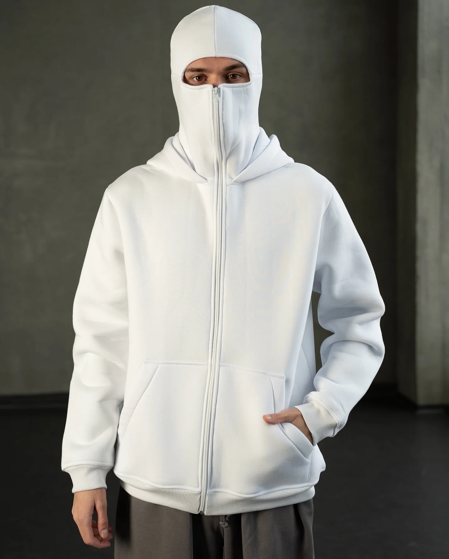 Shop High Quality Custom Hip Hop Street Wear Turtleneck Hoodie