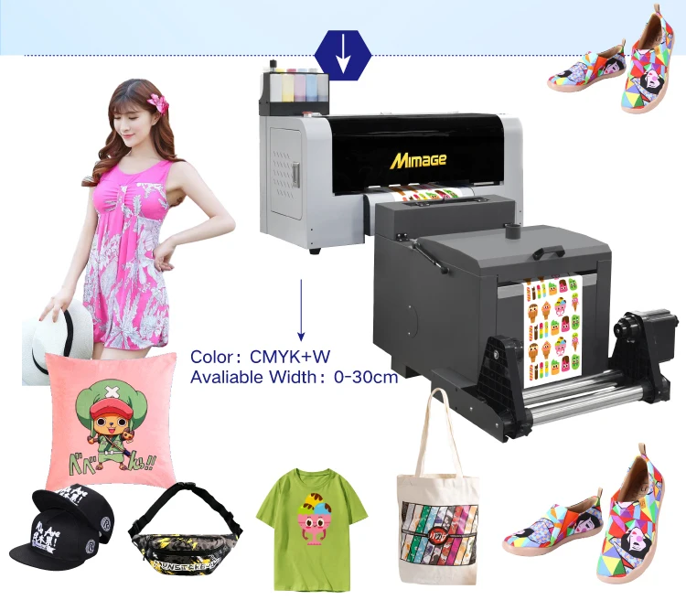 Supply Industrial Shirt Printer machine with double CMYK by Jinan