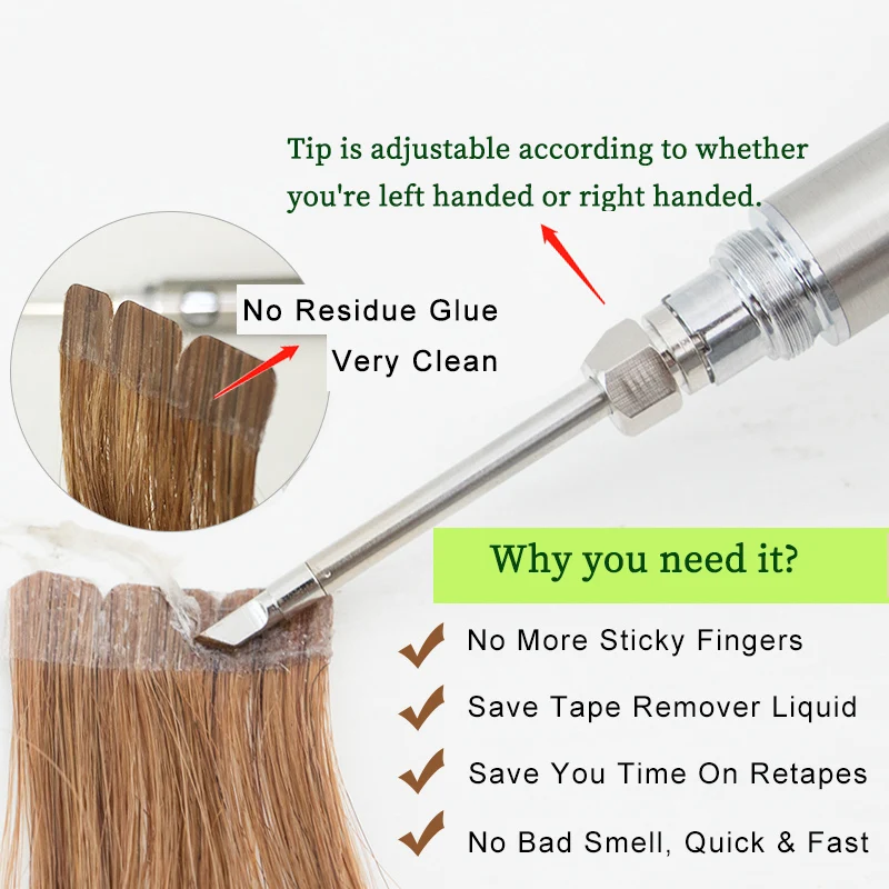 Electric Tape Hair Extensions Remover For Wigs Adhesive Tape Removing