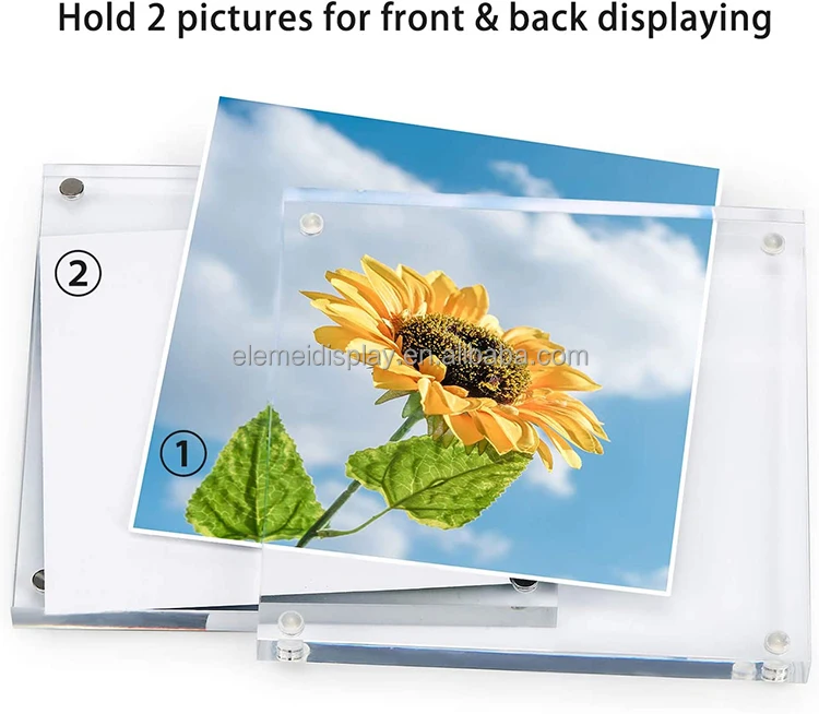 Clear Acrylic 5x5 Inch Picture Frame Buy Frame