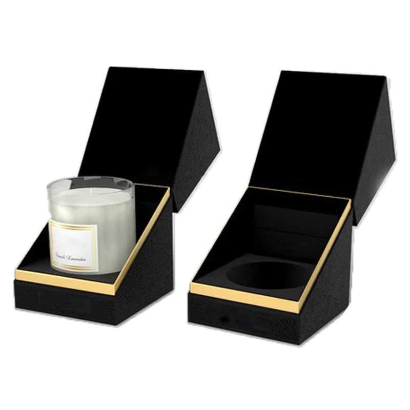 Custom Recyclable Boite A Emballage Bougie Luxury Candle Packaging Gift