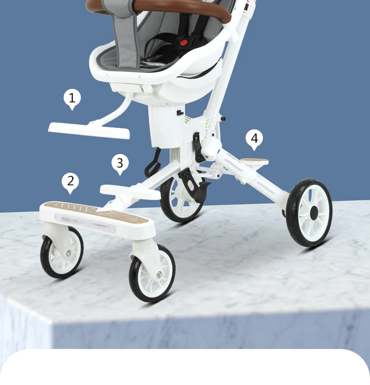 Lightweight small folding Luxury Folding baby carriage multi-functional Baby stroller