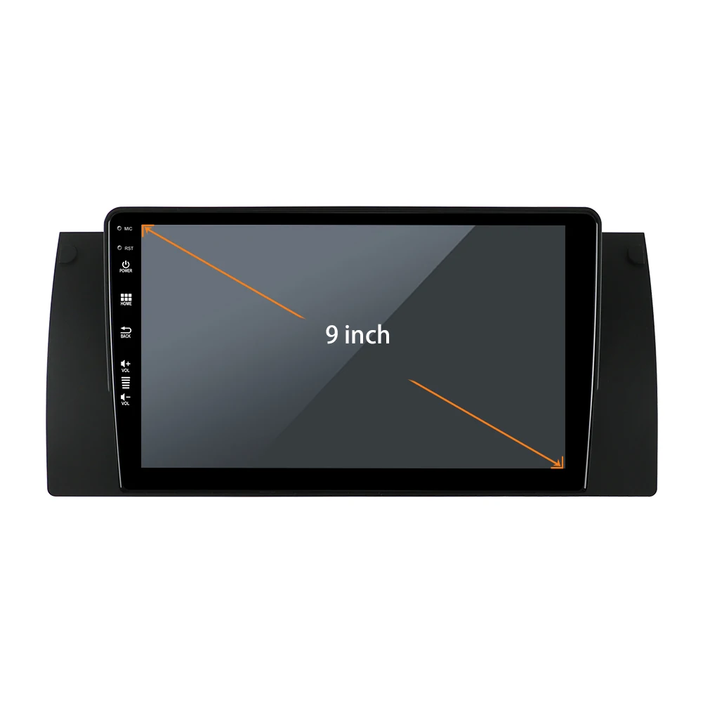 9 Inch Touch Screen Android 11 Stereo Car Radio Audio Multimedia Car Dvd Player With Navigation WIFI OBD 4G Dongle for BMW E39