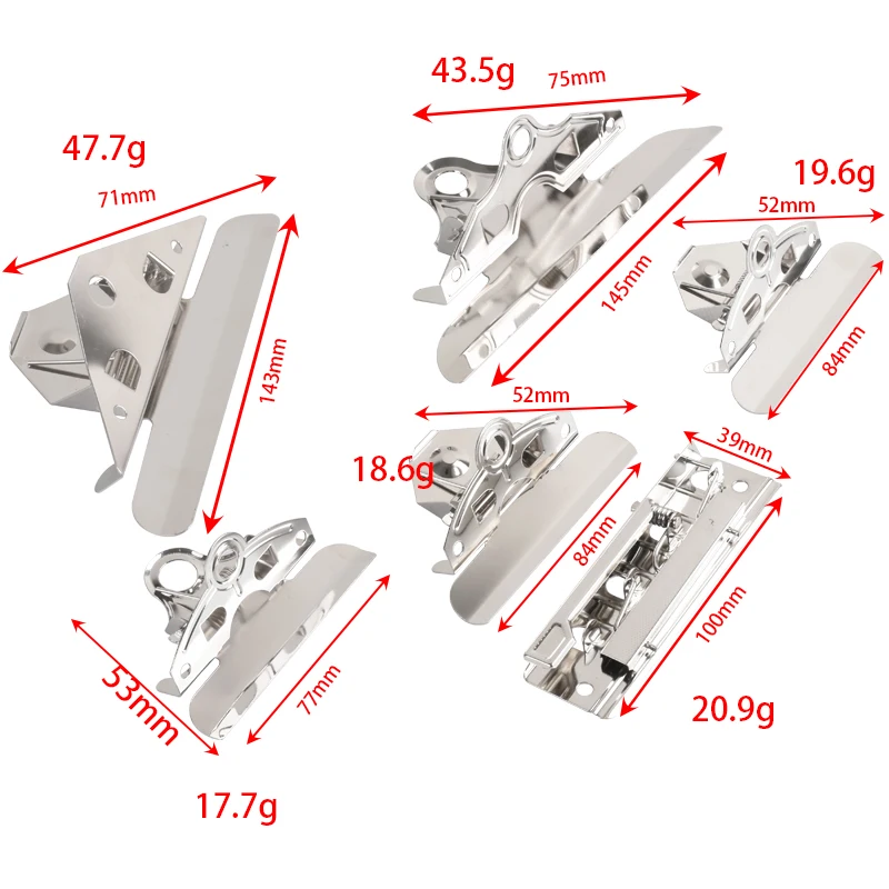 Канцелярские принадлежности металлические зажимы для бумаги