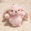 Bean bag series keychain-powder rabbit-13cm