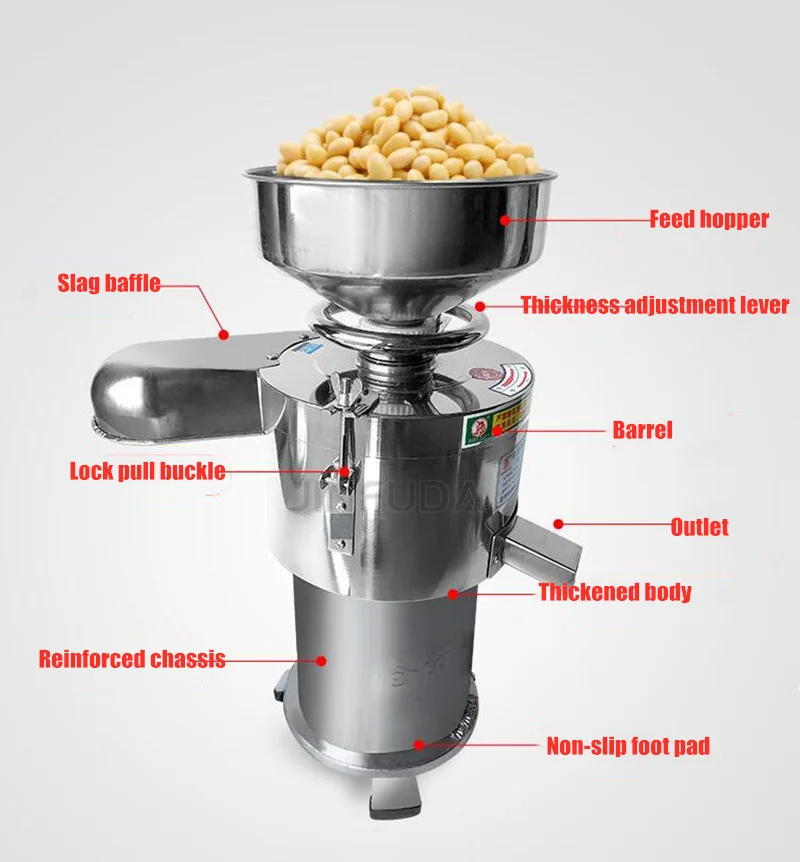 ステンレス鋼大豆大豆粉砕牛乳フライス盤粉砕機製造機| Alibaba.com