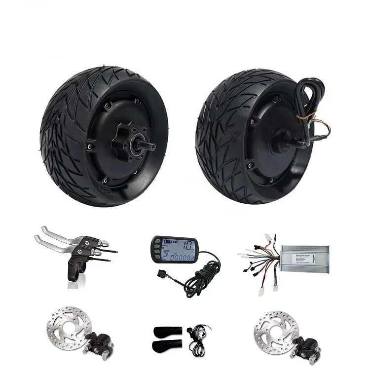 BLDC 8インチハブモーター 48V 1000W ファットタイヤ電動モーター
