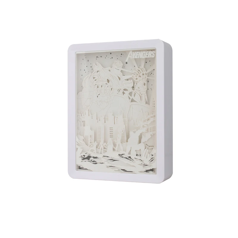 卸売ホット販売シャドーボックスフレームとLED紙カット影