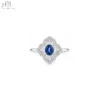 14K Solid White Gold