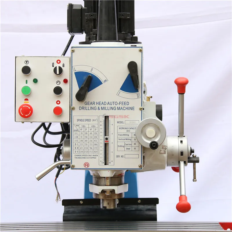 Mini Drilling Milling Machine ZX7045B Gear Head - Compact Gear