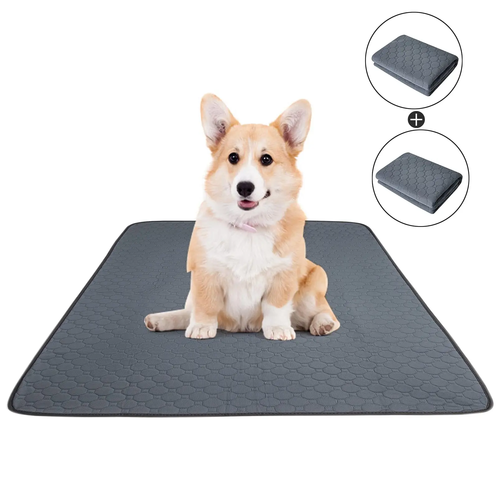 YK OEM/ODM Dogs Cats Indoor Protecting Floor Sofa Bed Mats Washable Reusable Eco-Friendly Pets Dog Pads