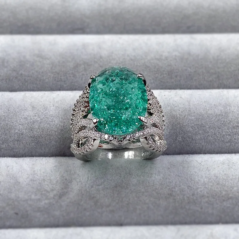 Elegant Vintage KYRA01537 Fine Jewellery Beautiful Shiny Zircon Wedding Engagement Rings for Women