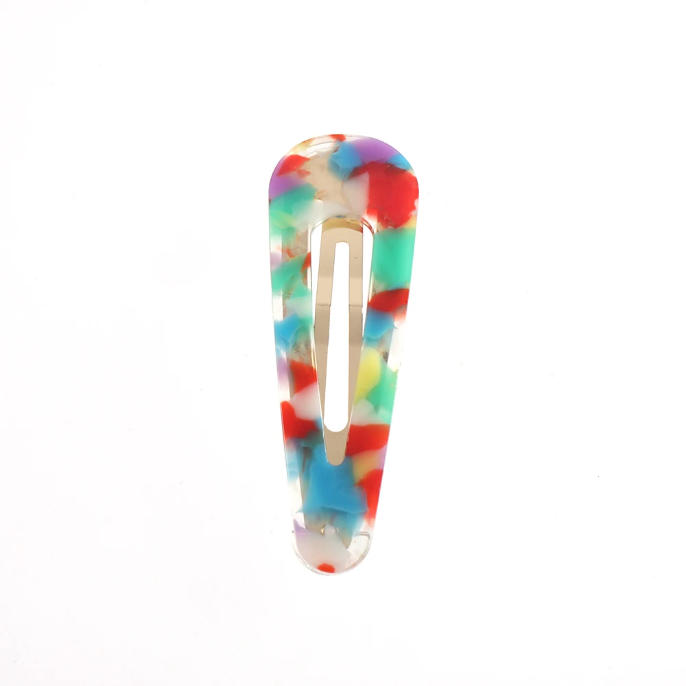 7,5 см размер ацетатные мраморные акриловые заколки для волос для женщин и девочек 840001