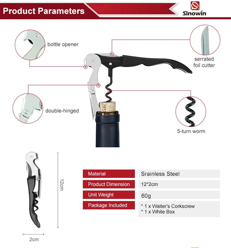 Wine Opener Corkscrew Custom Keychain Beer Bottle Opener Wine Opener