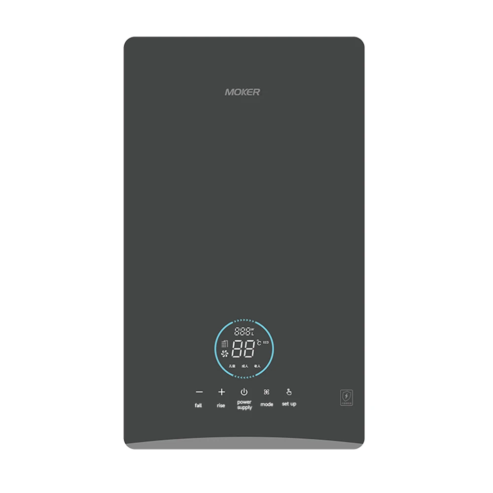 Wallmounted Bathroom Bath Electric Tankless Water Heater Instant