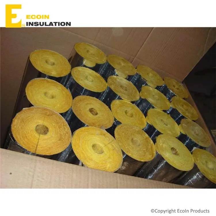 Glass Wool Pipe Insulation Glass Wool Pipe Cover for Thermal Steam Insulation