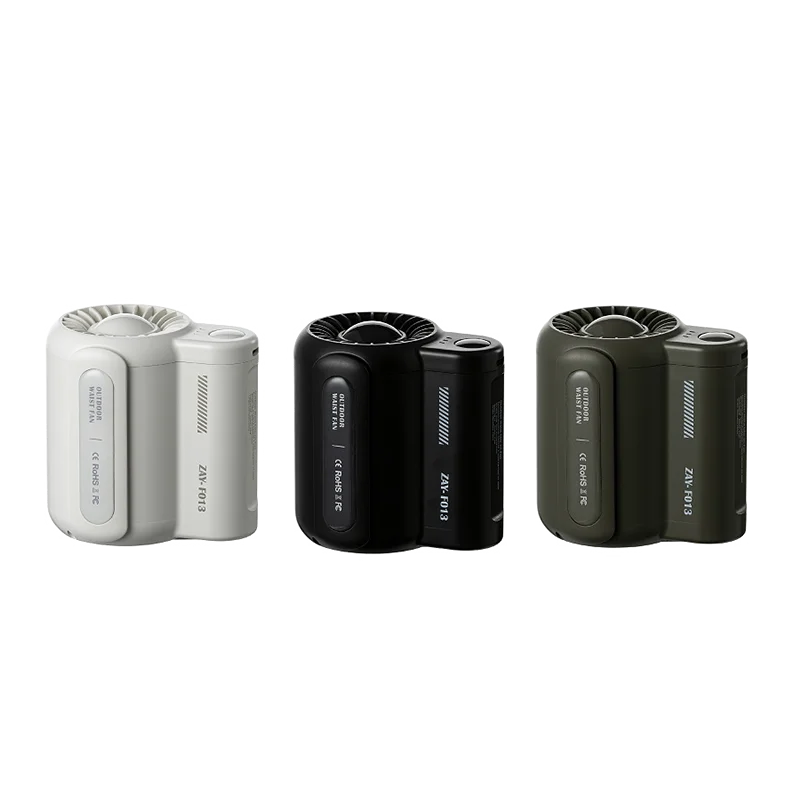 New Listing Wearable Operated Flexible Desk Cute Small Personal Belt Clip on Waist Portable Cooling Guangdong Electric Fan