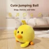 Pelota saltarina recargable - Cable de carga USB de regalo con patito