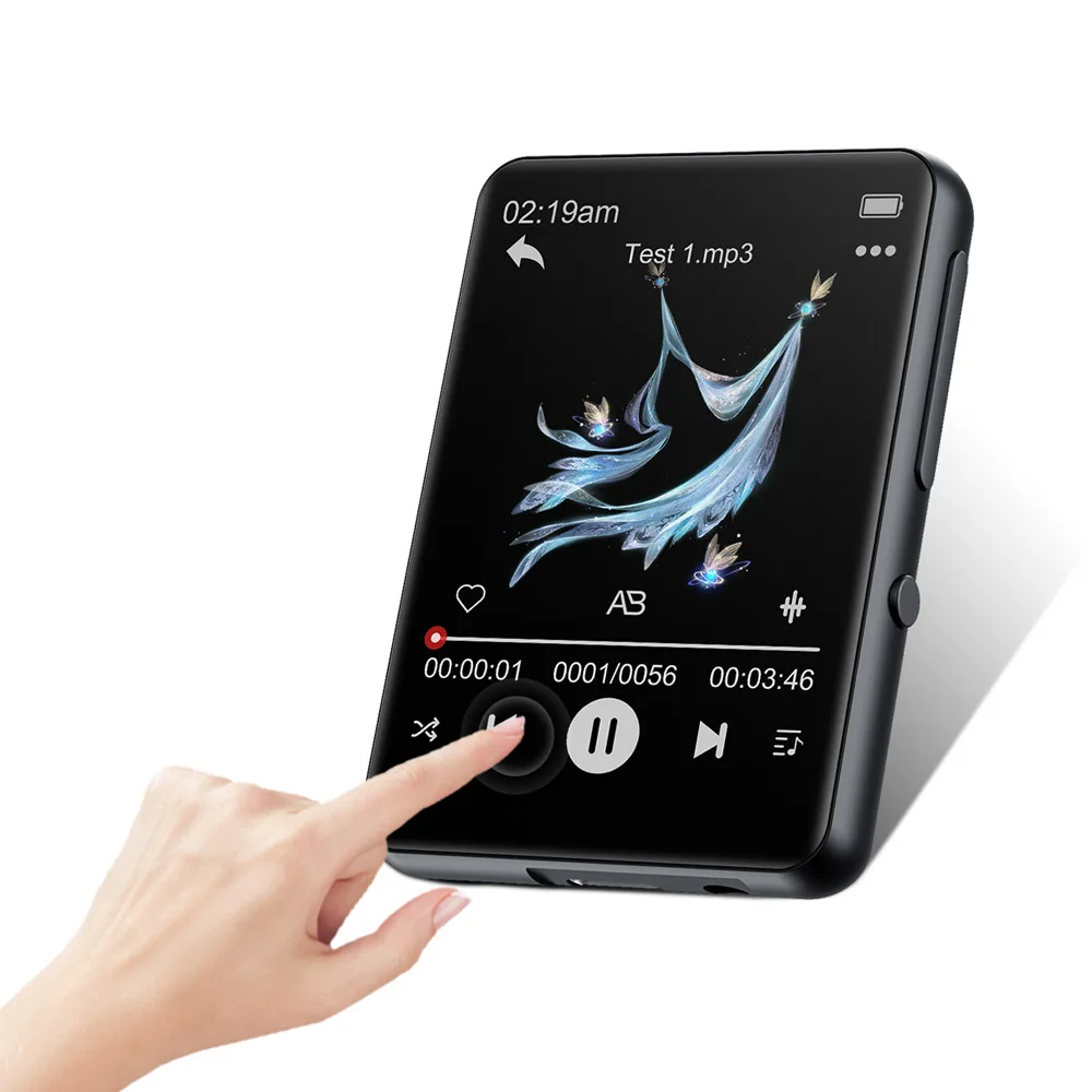 2.4 Inch Digital Touch Screen MP3 Player with TF Card Music Player with Earphone