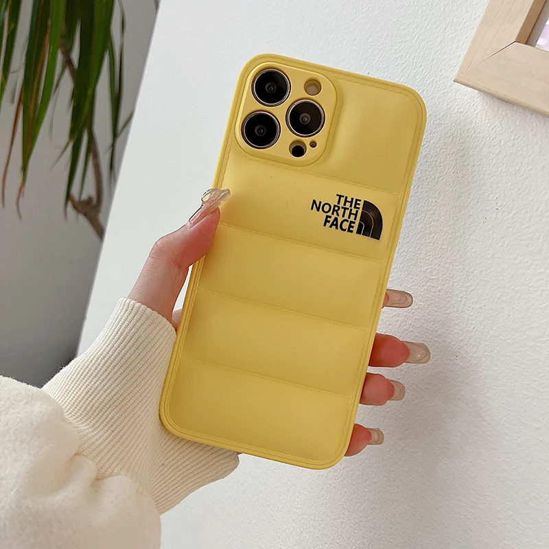 Puffer Case Shock Down Jacket Soft Mobile Phone Packaging For Iphone14