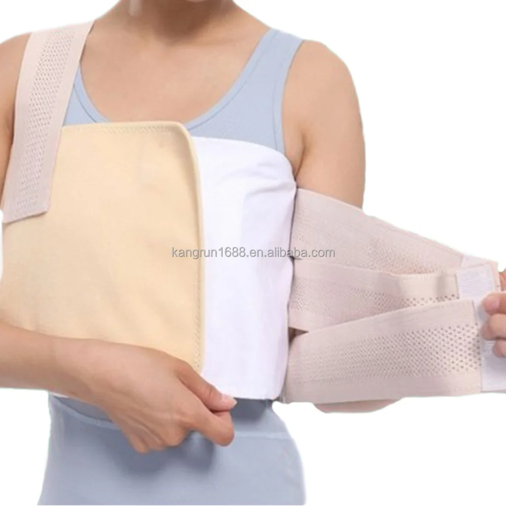 Female Surgical Rib Strap Chest Binder For Broken Injured Ribs Elastic