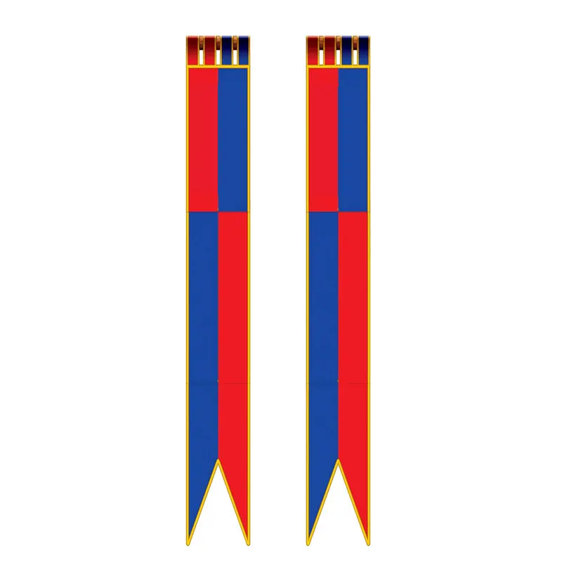 Promotional 100% Polyester Printing or Embroidery Custom Design Size Medieval Banners Flags Renaissance Banner Flag Heraldic Fla