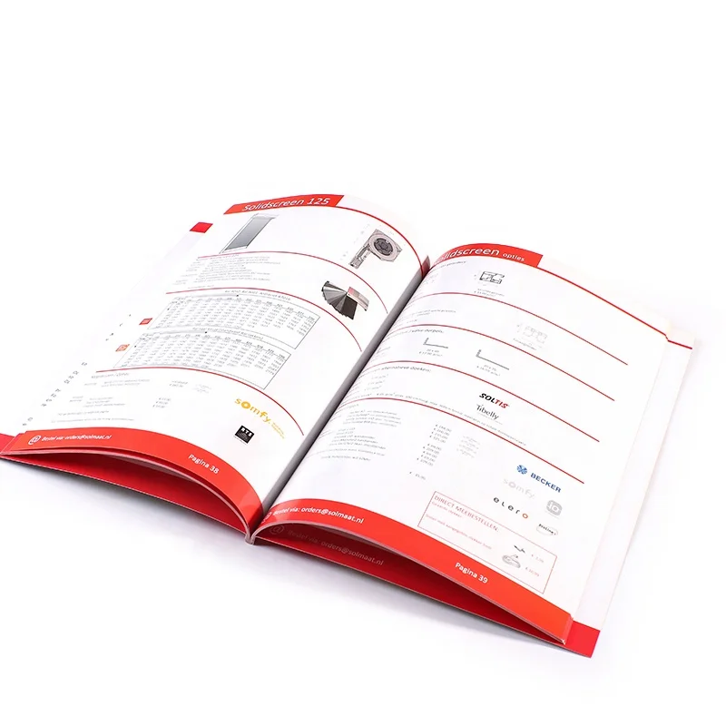 Индивидуальное обслуживание, недорогая профессиональная брошюра, руководства, каталога, печать