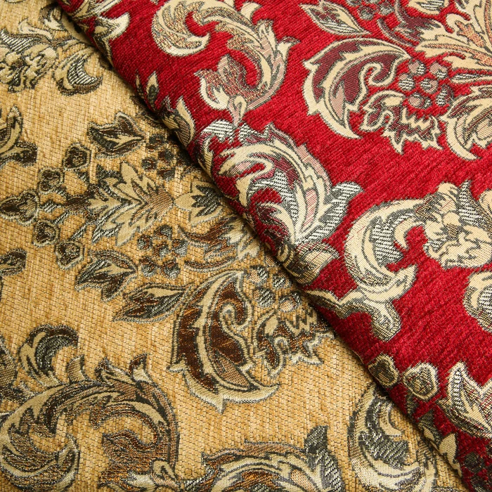 Arabic Style Poly Chenile Pakistan Fabrics