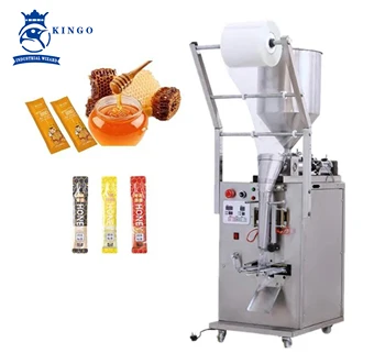 180mm honey pouch automatic liquid packaging machine PLC, 300KG automatic liquid packaging machine, honey packaging machine