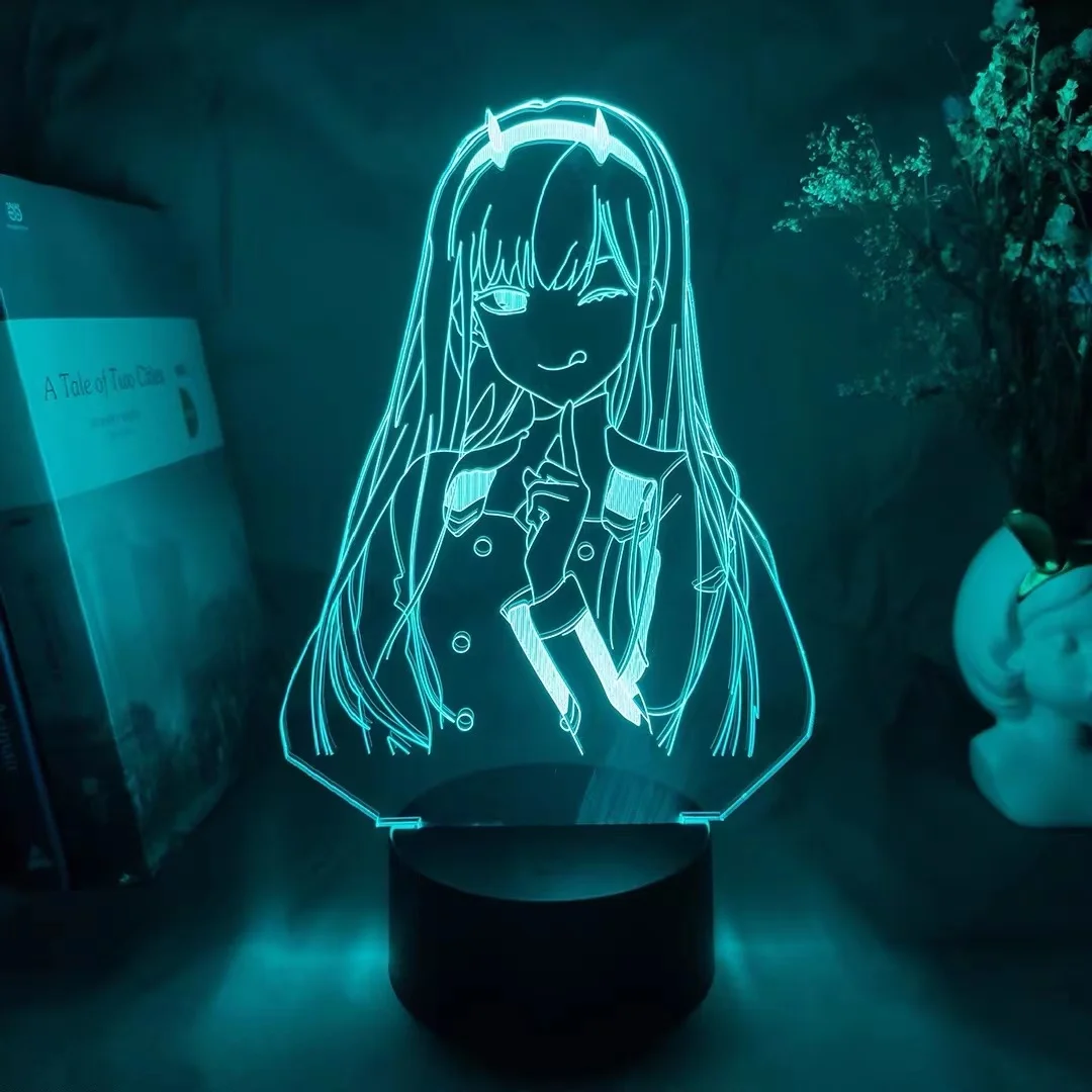 Anime Zero Two Lamp - LED Night Light for Darling in the Franxx