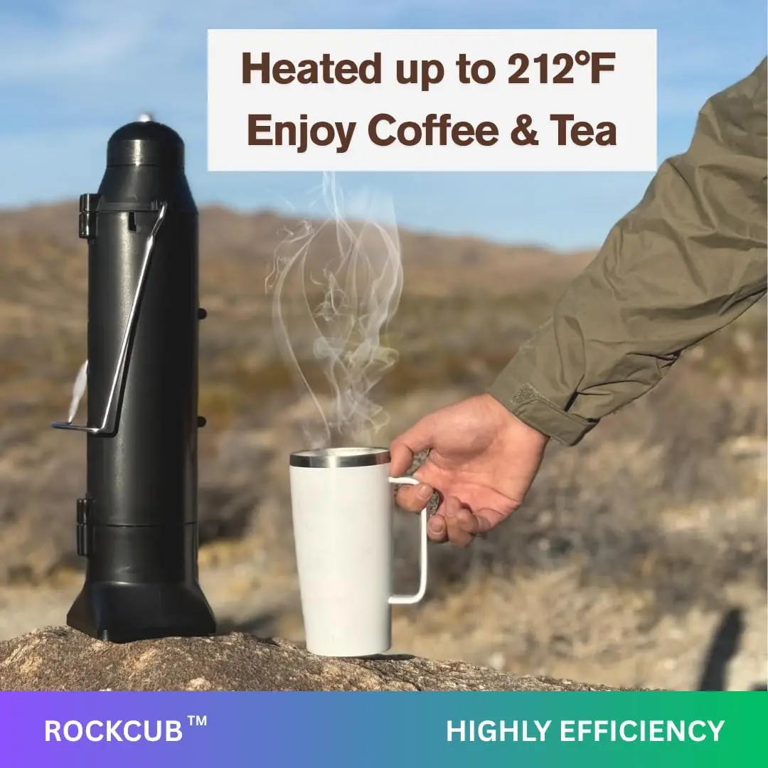 solar panel solar tea kettle