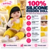 Yellow Bear Ear Hat Pinafore Dress Girl