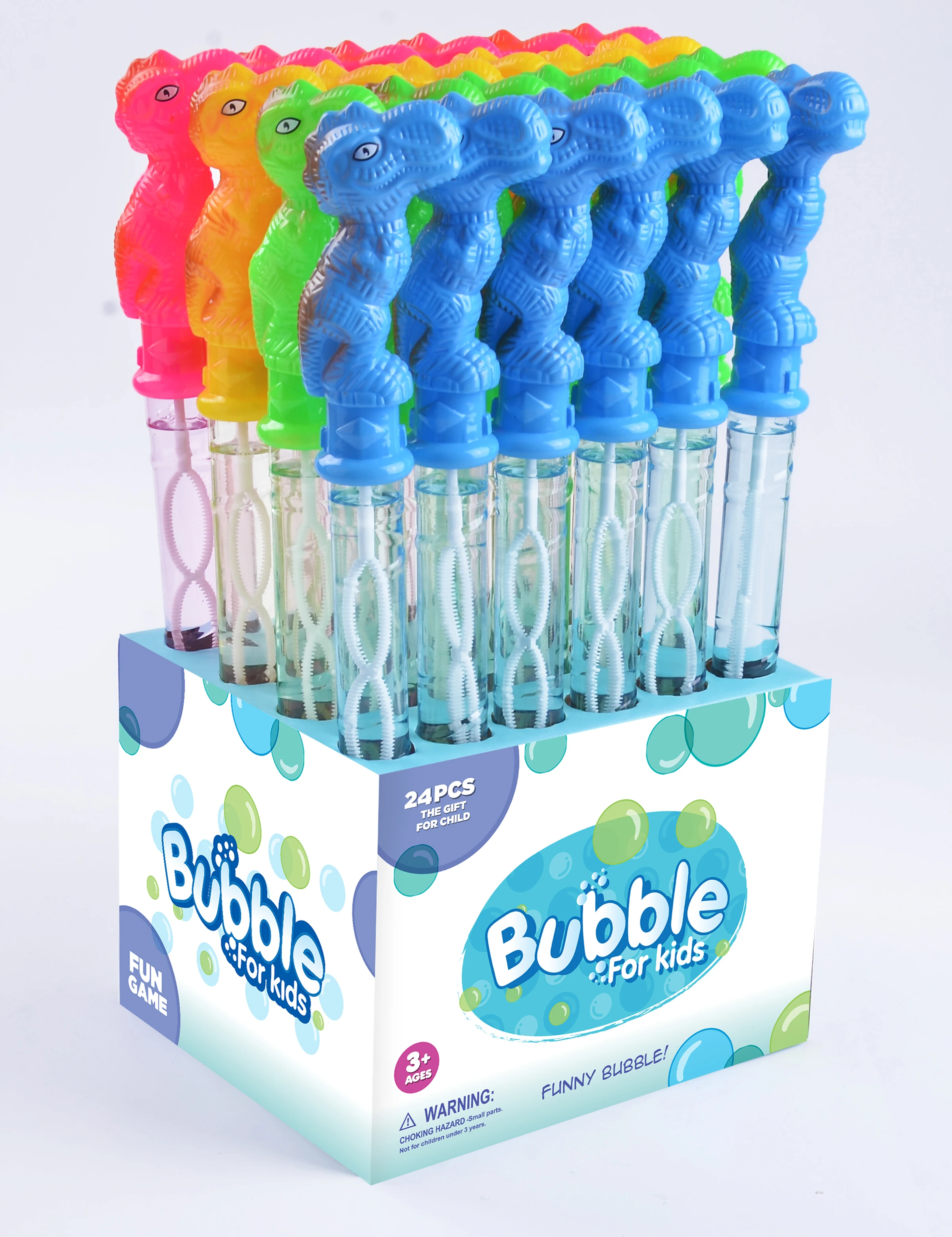 Ice Cream Shape 100 ml Liquid with Small Dia Stick Plastic Bubble Toys