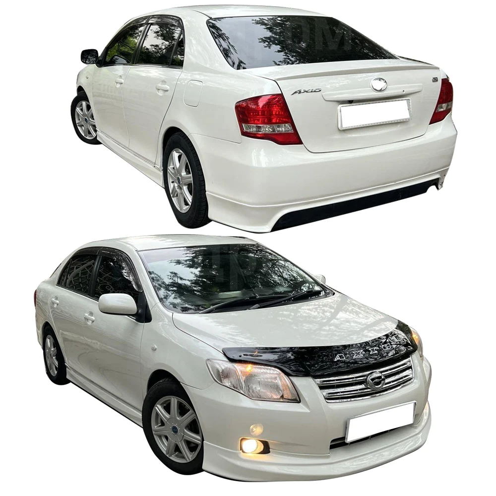 2007-2011 for Toyota for Corolla Axio Body Kit Front Lip Rear Lip Side Skirts Plastic Material No Color 2008 Axio Body Kit