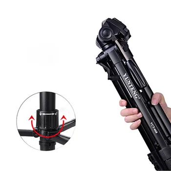 YUNTENG VCT-668 Professional Camera Tripod for Photography detail image