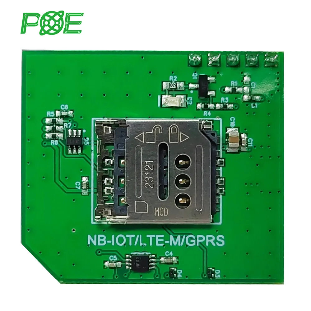 Custom FR4 4 Layers PCB Circuit board for LTE-M NB-IoT GPS GLONASS GALILEO BeiDou Tracker PCBA WIFI Positioning PCBA