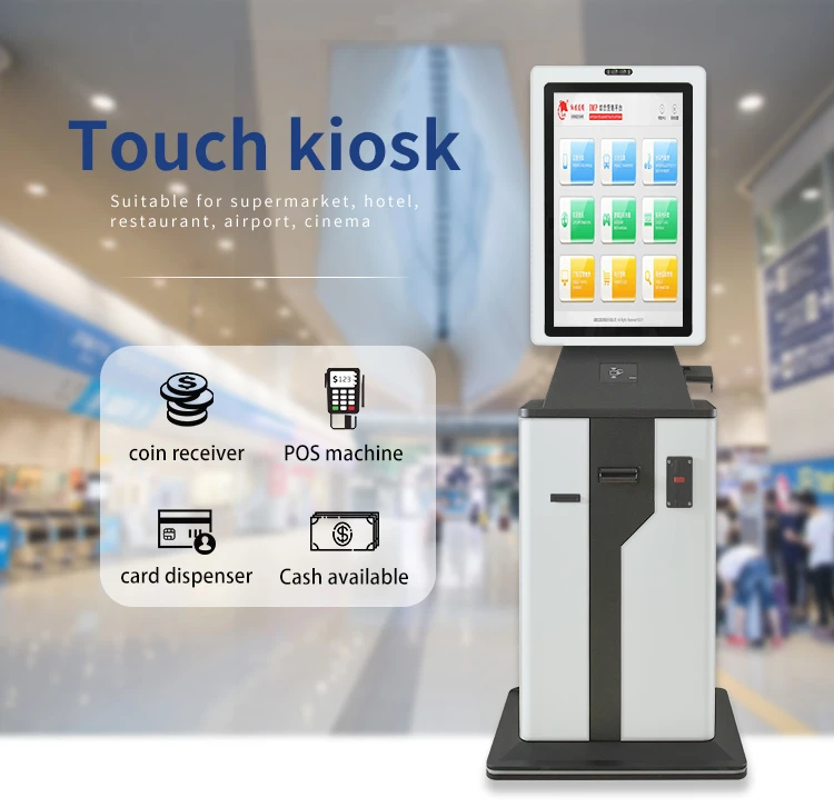 Touch Screen Ordering Solution Payment Cinema Ticketing Kiosk Self Service Kiosk