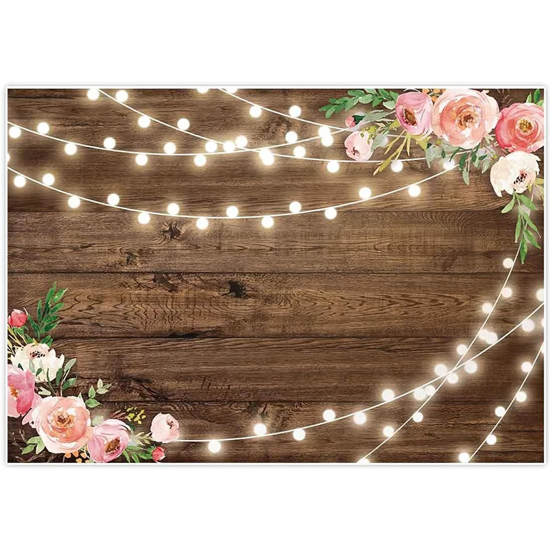 Floral Wooden Background Suitable For Baby Welcome Party Bride Wedding  Studio Photography Pictures Brown Wooden Floor Flower - Buy Floral Wooden  Background,Baby Shower Decoration Photography Background,Photography  Picture Brown Wood Floor Flower Wall