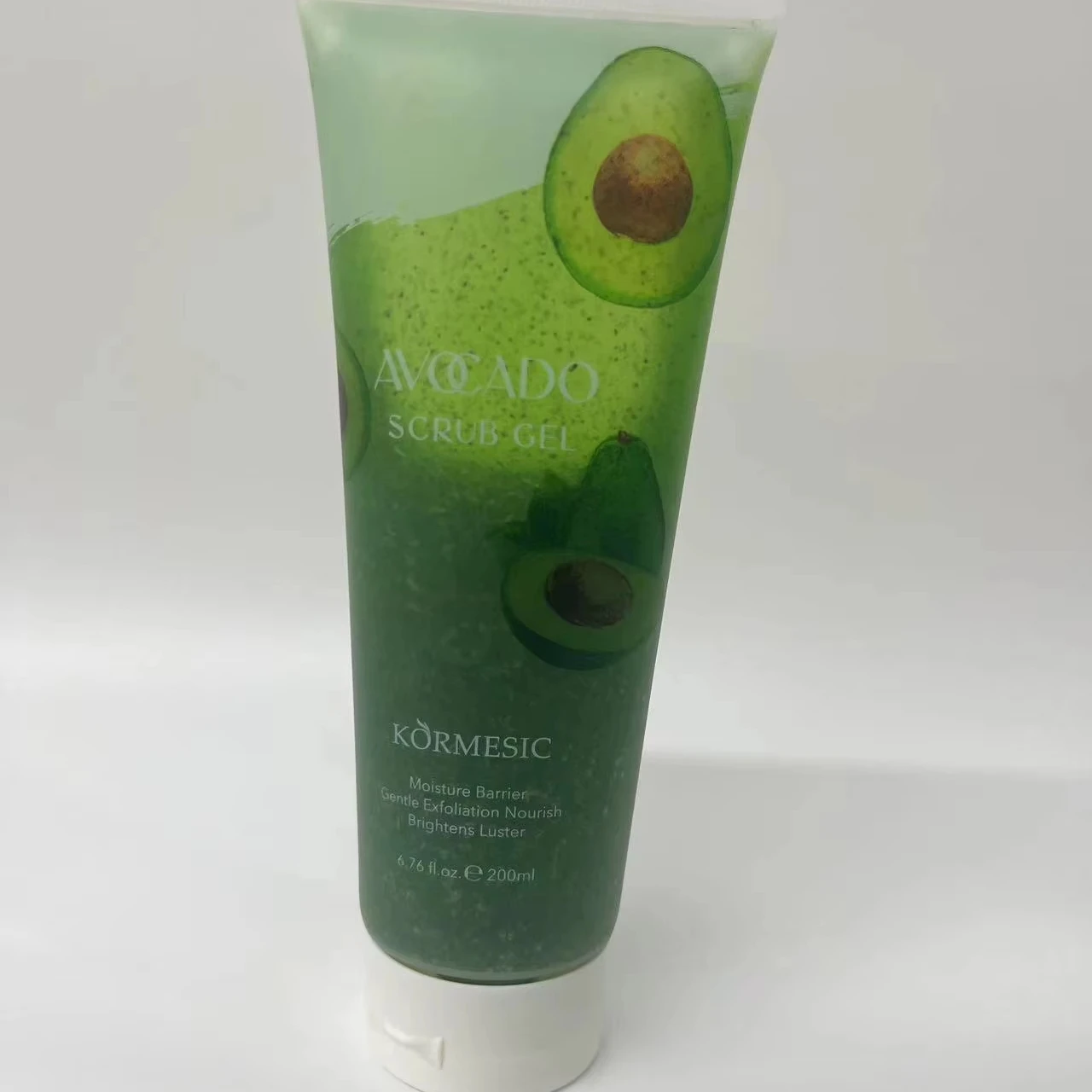 KORMESIC Deep Cleansing Exfoliating Delicate Smoothness Face Body Scrub Cream Avocado Scrub Gel