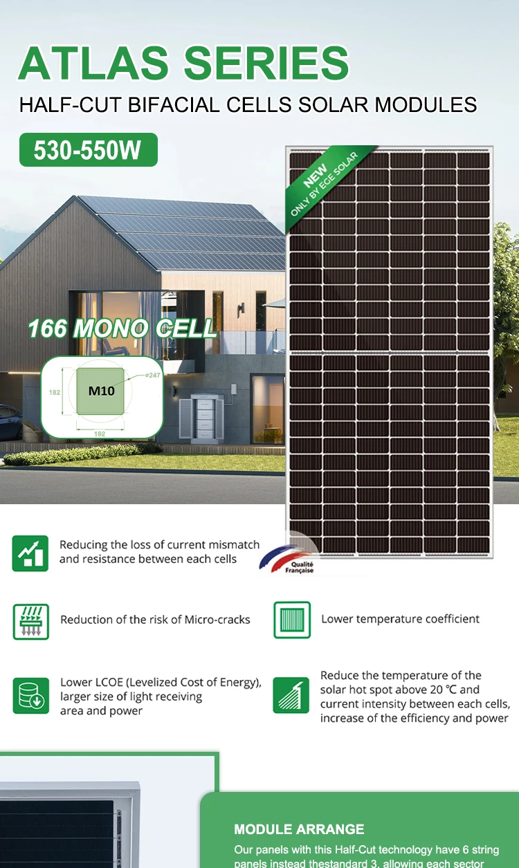 N Type Solar Panel 540W Mono Half Cell P V 540W N Type Solar Panel details