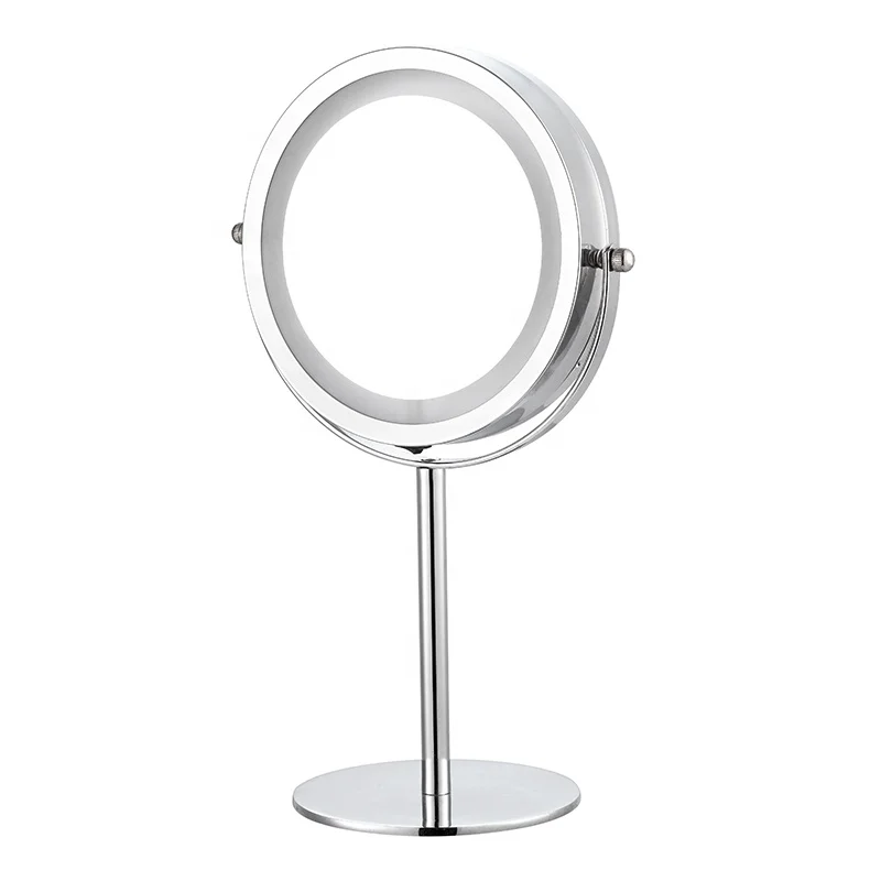 small round makeup mirror