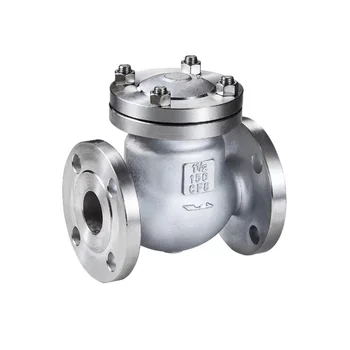 ASME 150LB/300LB SS304 Swing Check Valve, Hydraulic Power, Oil Media, High-Quality, China Manufacture