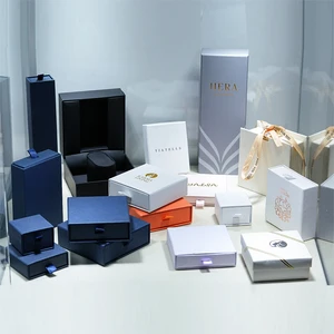 Wholesale Luxury Necklace Bracelet Earring Ring Packaging Jewellery Set Box Custom Logo Premium Velvet Green Box JUSTOP Brand