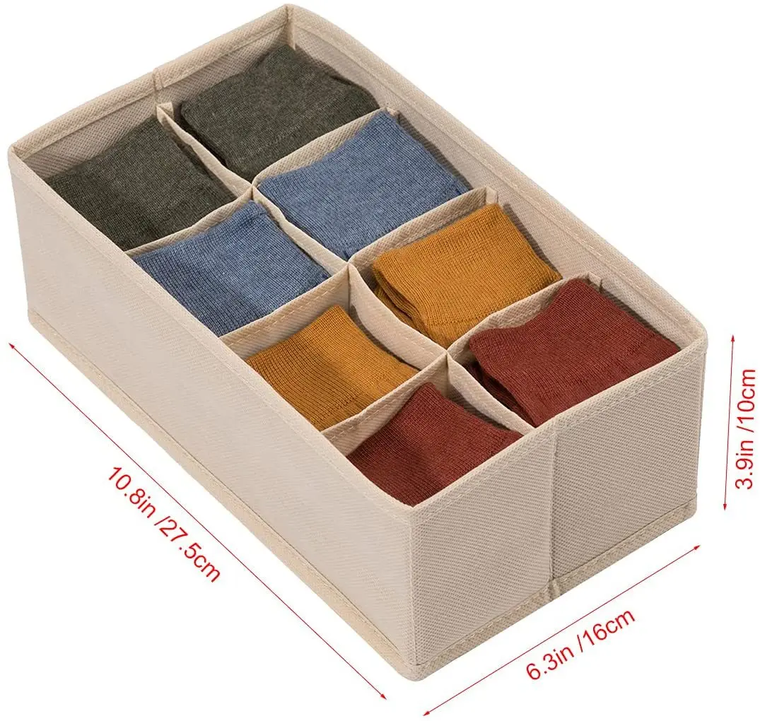 New drawer type divided underwear storage four-piece set of multi-cell saving organizer factory wholesale factory