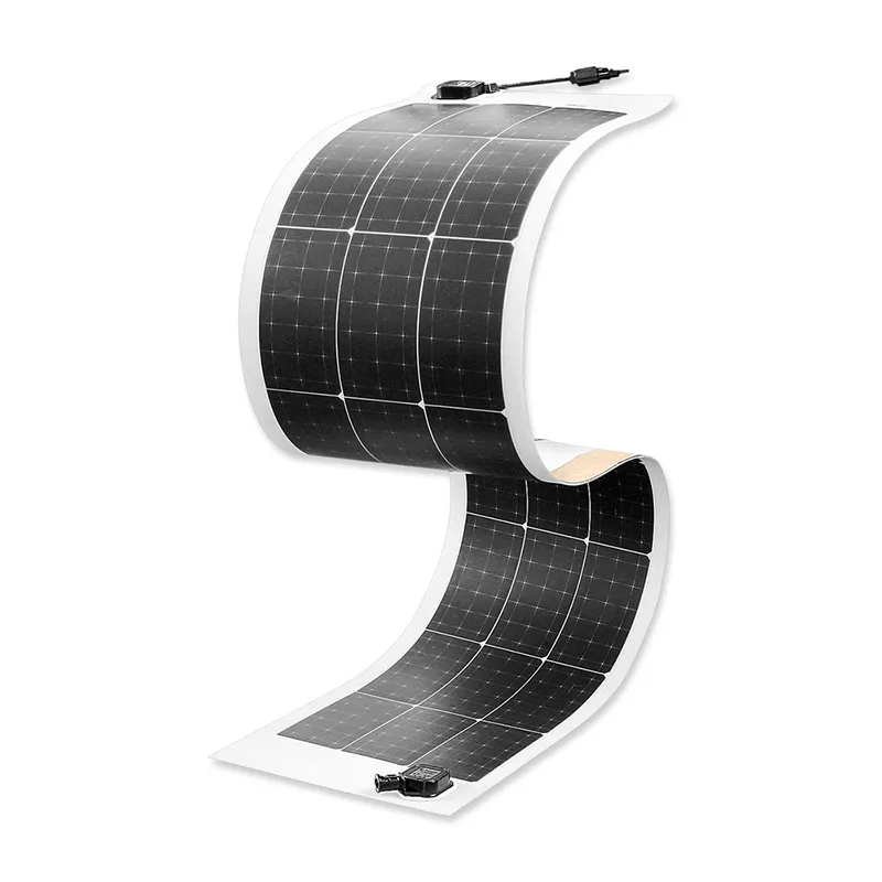 100 Watts Flexible Solar Panels Thin Light Design Solar Cell Roll Up