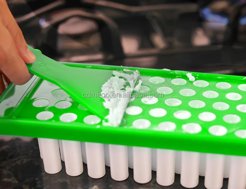 Easy Plastic Lip Balm Filling Tray And Spatula Lip Balm Crafting Kit