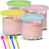 Four boxed units + plastic spoons