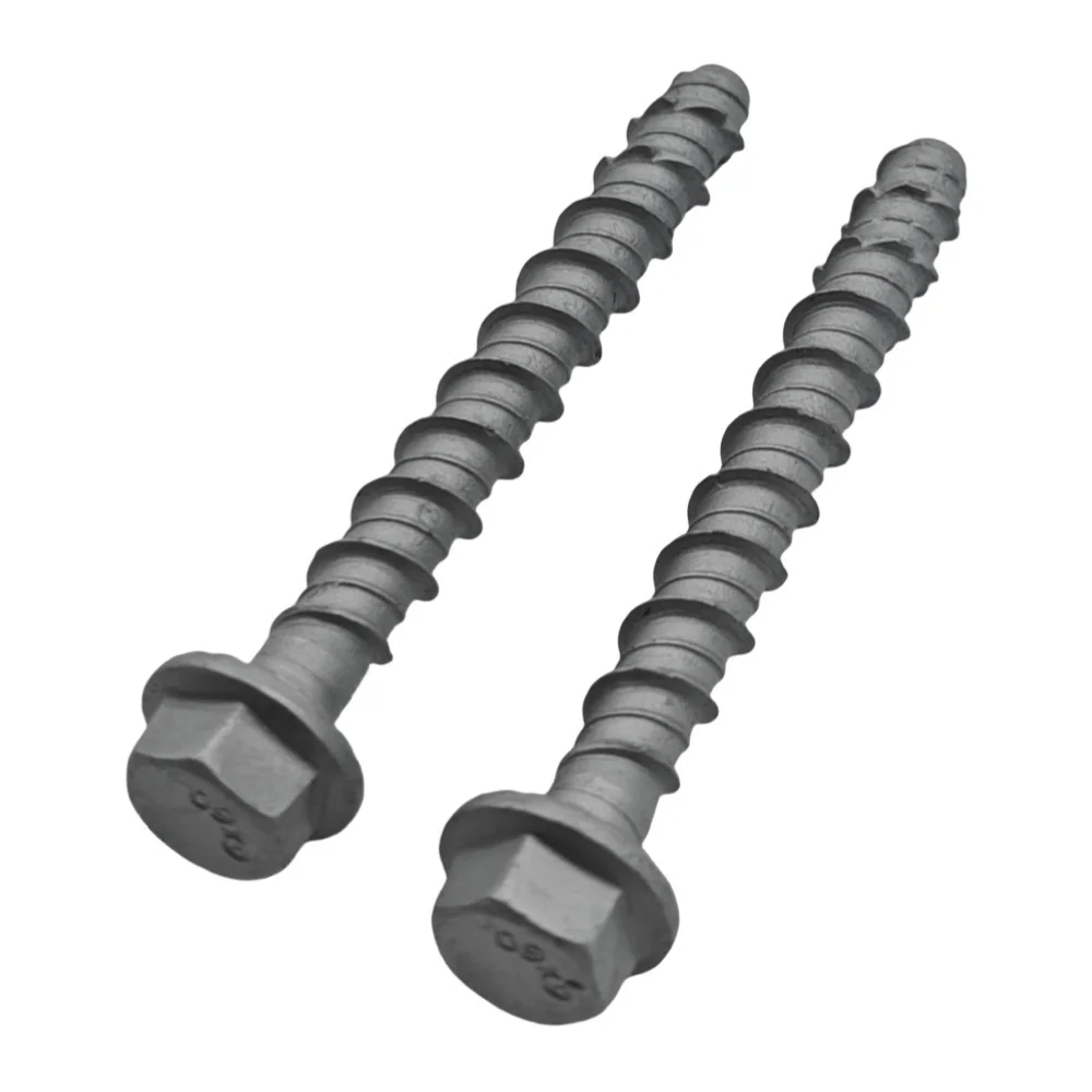 Ramp Thread Steel Hi-Low Thread Zinc Plated Self-Locking Ramp Serration Drill ...
